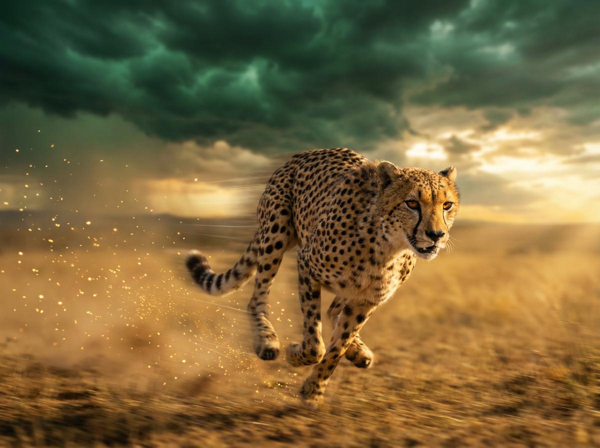 抖阴-猎豹百米冲刺视频